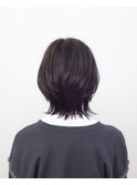 ウルフレイヤー#黒髪#耳掛けショート#くびれショート#ボブ#豊橋