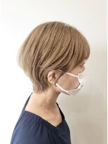 イデアル(Ideal)&nbsp;40代50代60代脱白髪染めショートハイトーン立体感ブリーチ透明感