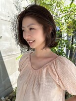 ウエストリー(WESTORY)&nbsp;大人ボブ/かきあげ前髪/アッシュオリーブ/カーキ/30代40代20代