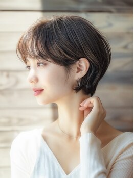 ミュウ(MYU)の写真/韓国風の顔周りカットやくびれヘアもお任せ◎トレンド×似合わせであなたにフィットするデザインに！