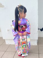 コジック ヘアアンドアイ(Cogic hair & eye)&nbsp;七五三 崩れないキッズヘア ポニーテール