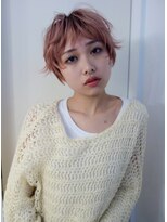 レコ 渋谷(LECO)&nbsp;ベビーピンクショートレイヤーハイトーンケアブリーチ