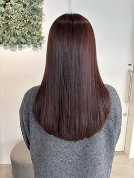 ルチア ヘア ステラ 京都店(Lucia hair stella) 学割U24/フェイスフレーミング/ワインレッド/チェリーレッド