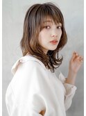 【GEEKS渋谷】巻感/ゆるふわ/ブラウン/セミロング/大人美人/春夏
