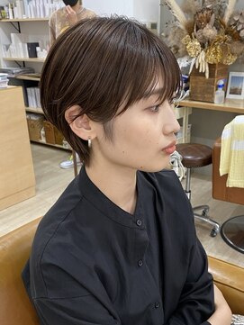 メアリー バイ メリー(marry by merry) 【立町メアリーバイメリー】☆耳かけショート×くすみブラウン☆