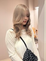 チャプター 問屋町(chapter)&nbsp;ケアブリーチダブルカラーホワイトミルクティーベージュレイヤー