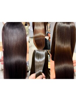 清水区髪質改善特化型サロン◎髪に優しい薬剤で、うねりや広がりを解消しながら理想的なストレートヘアへ！