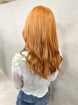 バブルス みずほ台店(BUBBLES) オレンジで夏っぽカラー