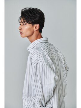 ロンドオム 池袋(Lond Homme) men's/メンズ/ブルーブラック/フェザーパーマ/サーフカール/池袋