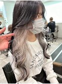 ハイライトバレイヤージュダブルカラーケアブリーチ20代30代40代
