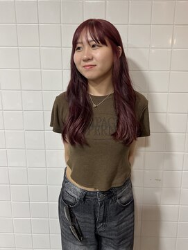 オムズ(OM's) ダブルカラー／ブリーチ／ピンクカラー