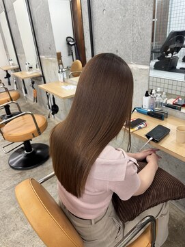マジコ 表参道店(Magico) Ribbon Straight×艶感美容液care【表参道/髪質改善】