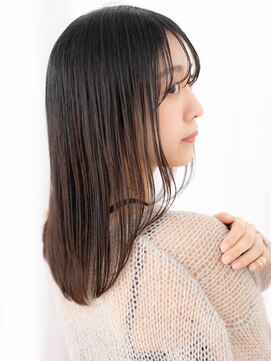 ミストバングココアブラウンウェットヘアd小山20代30代40代