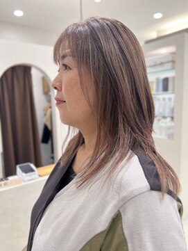 ヴィサージュディオ(VISAGE dio) 柔らかレイヤースタイル×白髪ぼかし