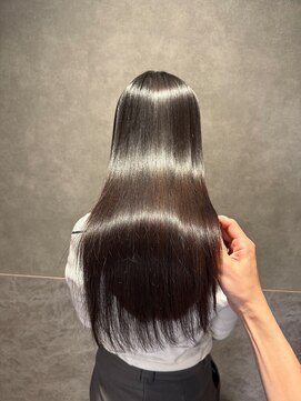 ロンド ブランシュ 錦糸町北口(Lond blanche) ● オリーブグレー/レイヤーカット/黒髪/マロンベージュ