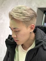 スキルセカンドハウス 天神(SKILL SECOND HOUSE)&nbsp;七三オールバック ホワイトミルクティー