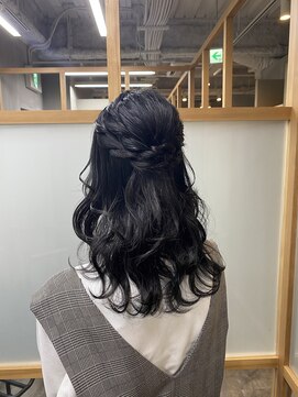 フレーム なんば店(FRAME) ▽ハーフアップ