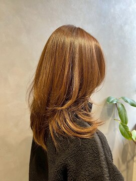 ビス ヘア アンド ビューティー 西新井店(Vis Hair＆Beauty) 大人可愛い小顔こなれカールチョコレートカラーブリーチなし