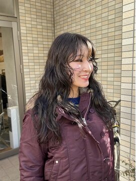 オルセン(OLSEN) 外国人風パーマ/ロングヘア/ロングパーマ/顔まわりカット