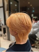 ミューズ 新浦安店(HAIR&NAIL MUSE)&nbsp;抜きっぱなしブロンドハイトーンマッシュウルフハンサムショート