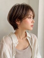 ノア 三宮店(NOA)&nbsp;【NOA】耳かけハンサムショート×透明感アッシュブラウン