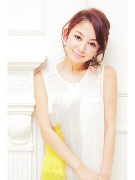 フェリシータ 緑地公園店(felicita) 黒髪にも似合う♪外国人風無造作ほつれヘアアレンジ