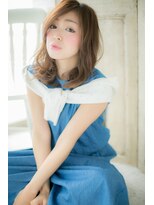 モッズ ヘア 福岡姪浜店(mod's hair)&nbsp;女っぽカジュアル☆抜け感セミディ