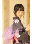 ゆかたまとめ髪スタイル