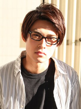 アフロート ディル(AFLOAT D'L) AFLOAT《矢田菜津紀》メンズ好感度メガネミディアム◎髪型