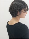 ハンサムマッシュショート×ナチュラルハイライト