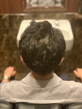 ヒロギンザ 田町店(HIRO GINZA) 七三ショートパーマ