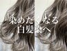 【大人ハイライトカラー】普通の白髪染めじゃ満足できない方へ￥14.960-