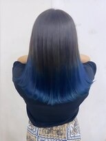 アジールヘア 東上野店(agir hair)&nbsp;ブルーグラデーションカラー