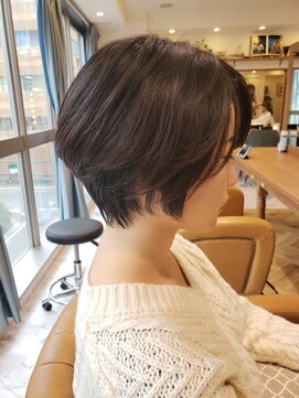 ロンドプロフィール 浦和(Lond profil) 浦和ショートヘアショートカット韓国白髪ぼかし白髪染めボブ