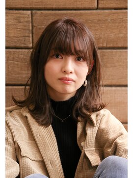 イーエン ヘアーデザイン(iiEn hair design) ミディアムレイヤー◇ヴァイオレットブラウン◇