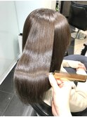 【縮毛矯正・髪質改善】ストカールヘアツヤ髪メルティカラー