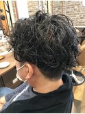ツイストスパイラルパーマ/アッシュブラック