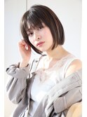 【自由が丘SENSE　渡邉】ぱつっと美人ボブ