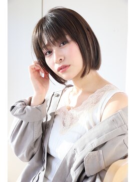 センス(SENSE) 【自由が丘SENSE　渡邉】ぱつっと美人ボブ