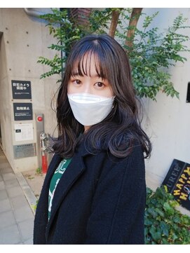 パープル(purple) コリアンヘアー