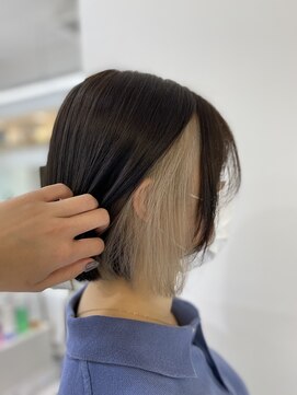 アプリバイリアン 浦和2号店(appri by Rien) ショートボブ/ショコラベージュ/ボブルフ//ホワイトベージュ