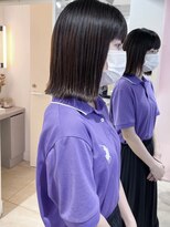 ユーフォリア 新宿店(Euphoria)&nbsp;外ハネボブ　切りっぱなしボブ