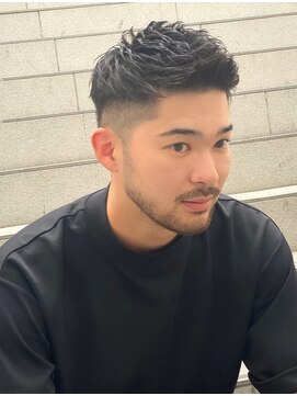 クオンヒール 淀屋橋店(QUON HEAL) アップバングショート/メンズショート/フェザーアップ/フェード