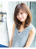 20代30代40代 大人可愛い丸みのあるひし形くびれウルフレイヤー
