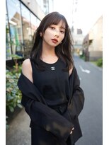 ドットハリス(.Hallis)&nbsp;大人セミロングレイヤー/カカオブラウン