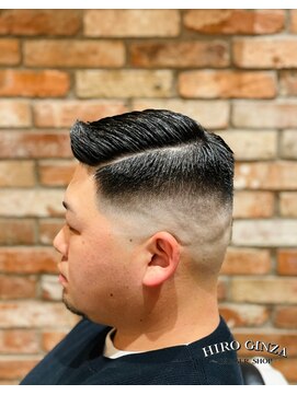 ヒロギンザバーバーショップ 丸の内店(HIRO GINZA BARBER SHOP) スキンフェード×サイドパート