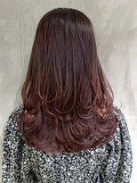 アイティーバイアルバム 下北沢店(IT by ALBUM)&nbsp;ワンカールレイヤー_グレージュカラーボブウルフ_ba400381