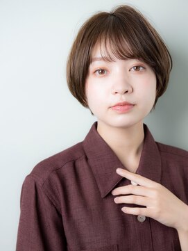 アビント バイ レシッド 武蔵小杉(abinto by rcid) ベリーピンク×コンパクトショート　【髪質改善トリ－トメント】