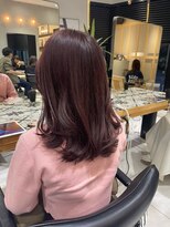 ヘアサロン ガリカ 表参道(hair salon Gallica)&nbsp;大人ゆるふわラベンダーココアブリーチなしダブルカラー