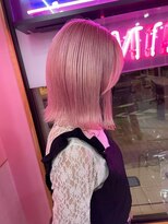 ワンズクロエ 原宿店(ONE's Chloe)&nbsp;ピンクカラー/ショコラベージュ/ボブルフ/ベビーバング/原宿駅